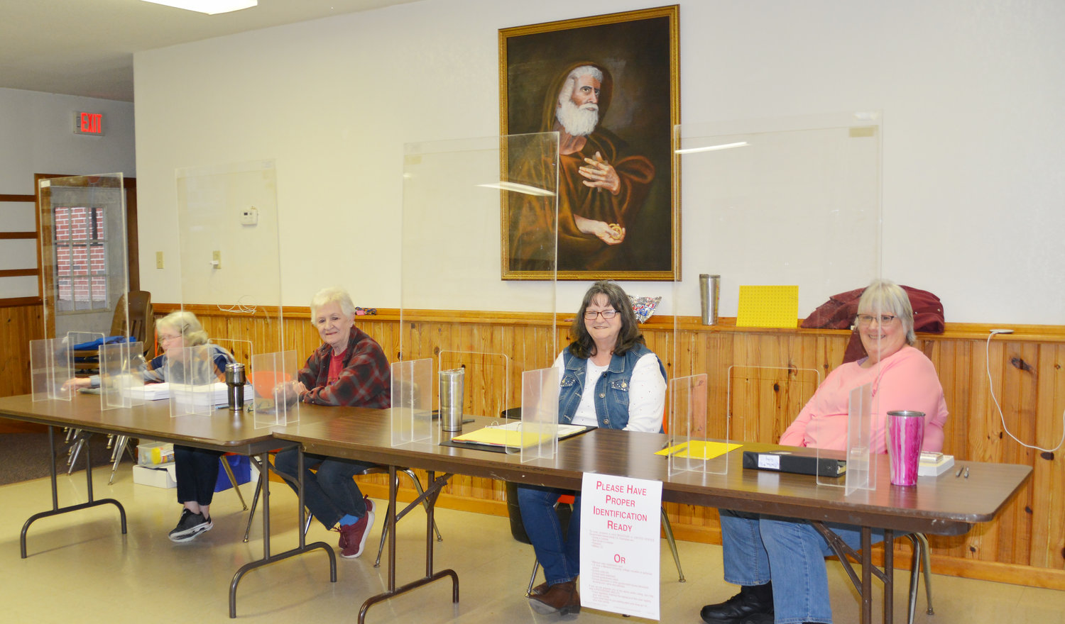 At 7:52 a.m., the Maries County Belle precinct located at St. Alexander’s Church was manned by area polling judges who reported seven votes cast.